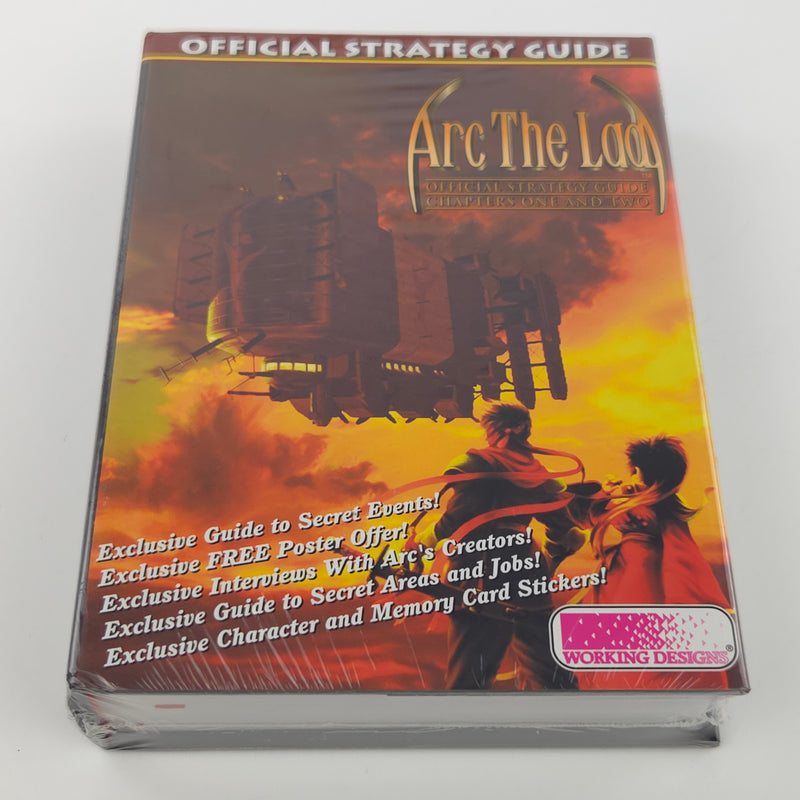 Arc The Lad official Strategy Guide - Playstation PS1 Spieleberater NEU