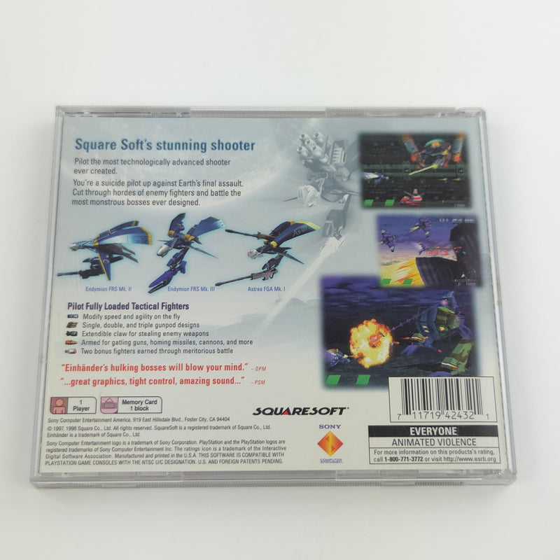 Sony Playstation 1 Spiel : Einhänder - NTSC-U/C USA Version / OVP PS1 PSX