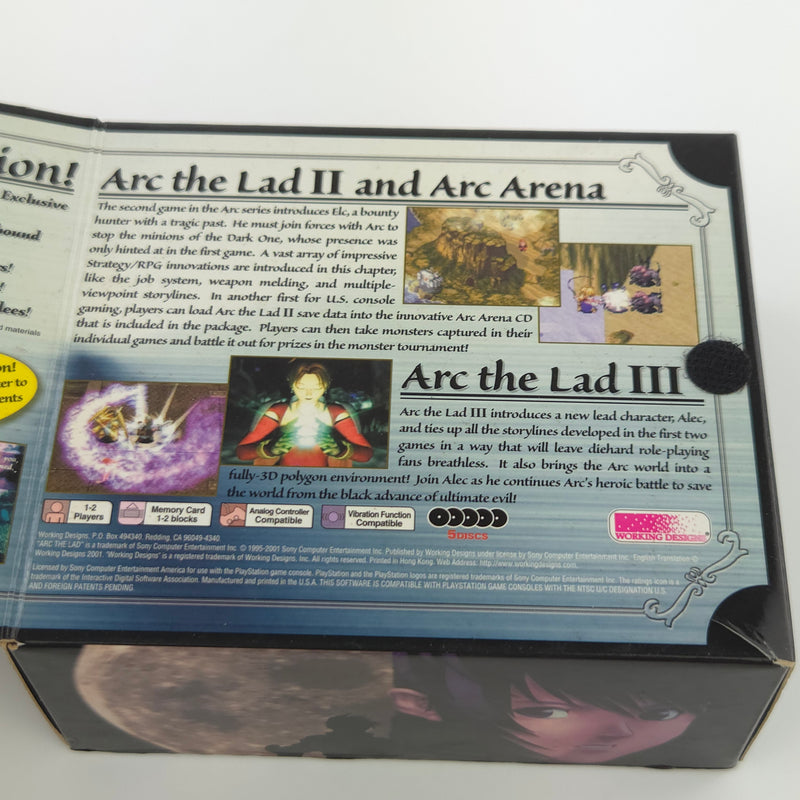 Sony Playstation 1 Spiel : Arc The Lad Collection - NTSC-U/C USA PS1 PSX OVP