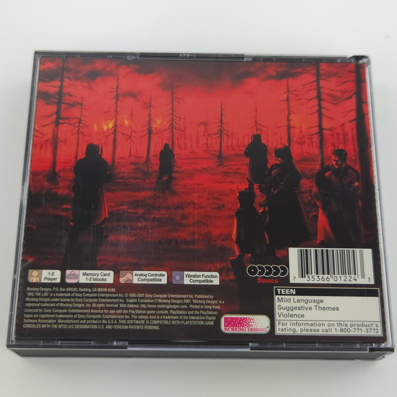 Sony Playstation 1 Spiel : Arc The Lad Collection - NTSC-U/C USA PS1 PSX OVP