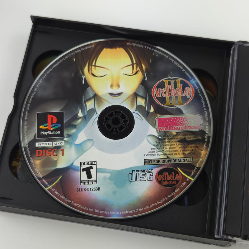 Sony Playstation 1 Spiel : Arc The Lad Collection - NTSC-U/C USA PS1 PSX OVP