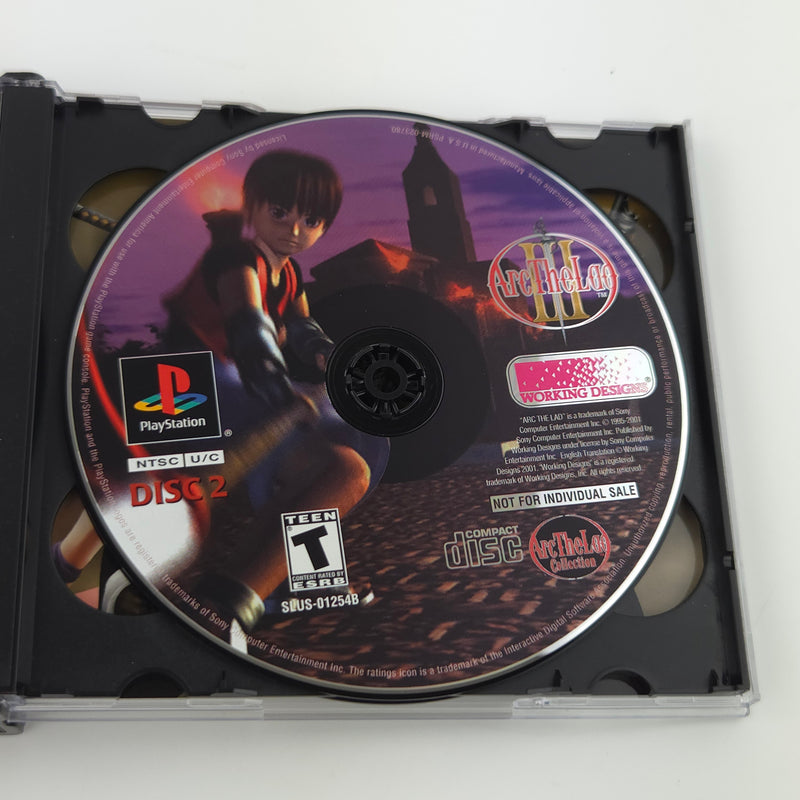 Sony Playstation 1 Spiel : Arc The Lad Collection - NTSC-U/C USA PS1 PSX OVP