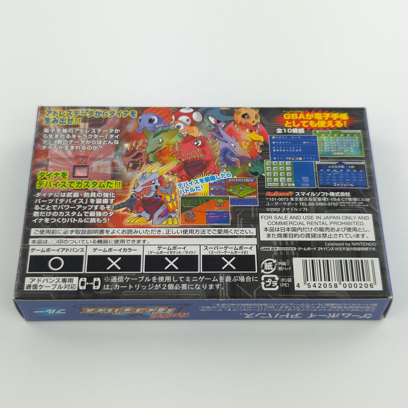 Nintendo Gameboy Advance Spiel : DINO DEVICE BLUE - JAPAN OVP GBA