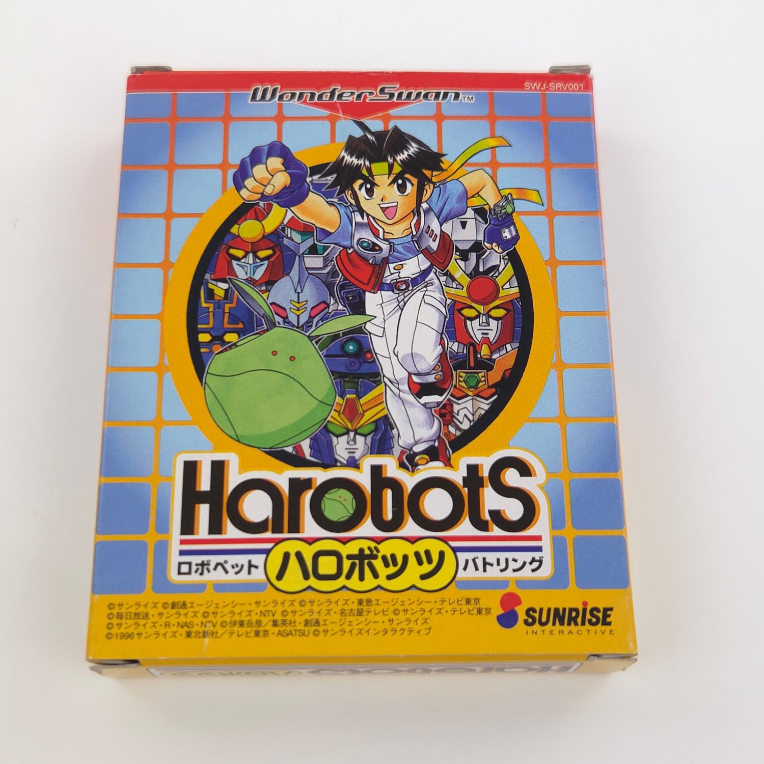 Bandai Wonderswan Spiel : Harobots - JAPAN Game Cartridge Anleitung OVP