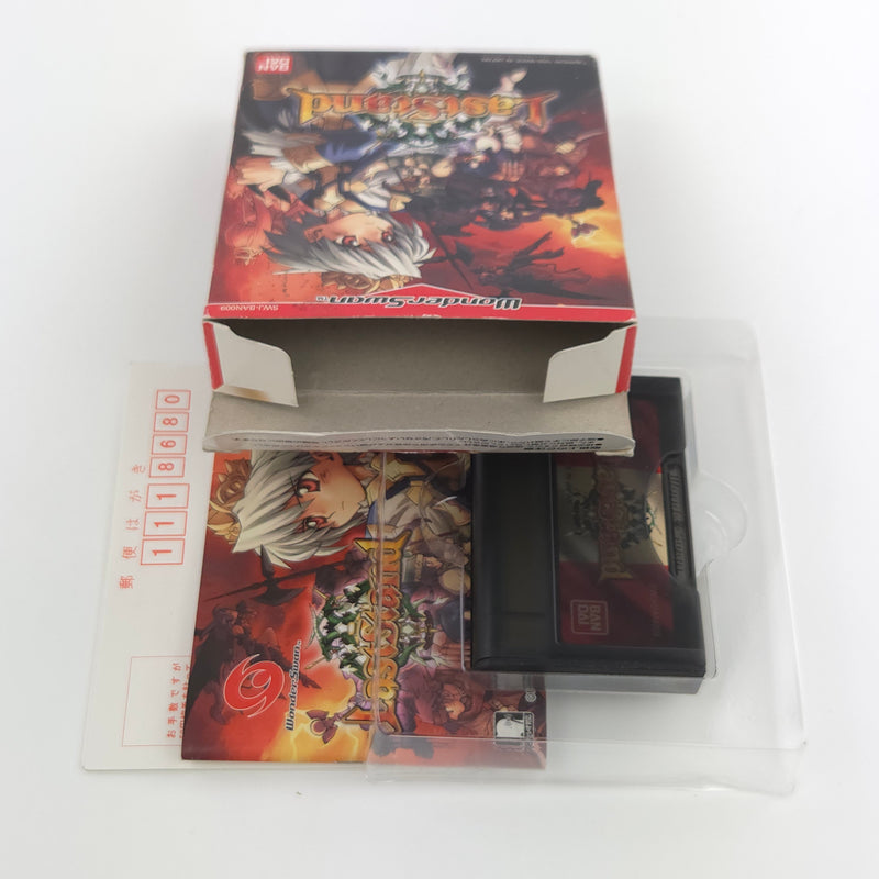Bandai Wonderswan Spiel : Last Stand - JAPAN Game Cartridge Anleitung OVP