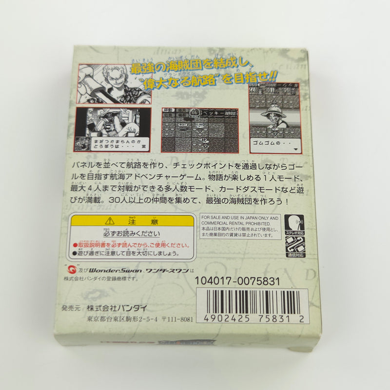 Bandai Wonderswan Spiel : One Piece Become the Pirate King - JAPAN Game OVP