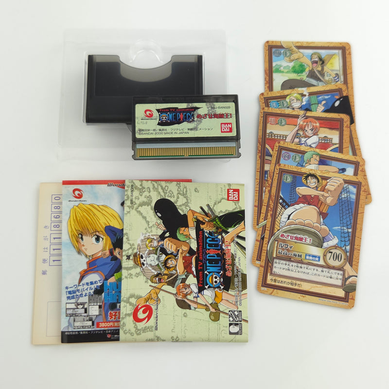 Bandai Wonderswan Spiel : One Piece Become the Pirate King - JAPAN Game OVP