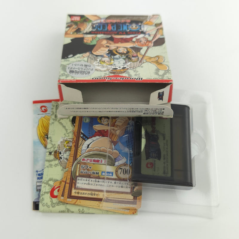 Bandai Wonderswan Spiel : One Piece Become the Pirate King - JAPAN Game OVP
