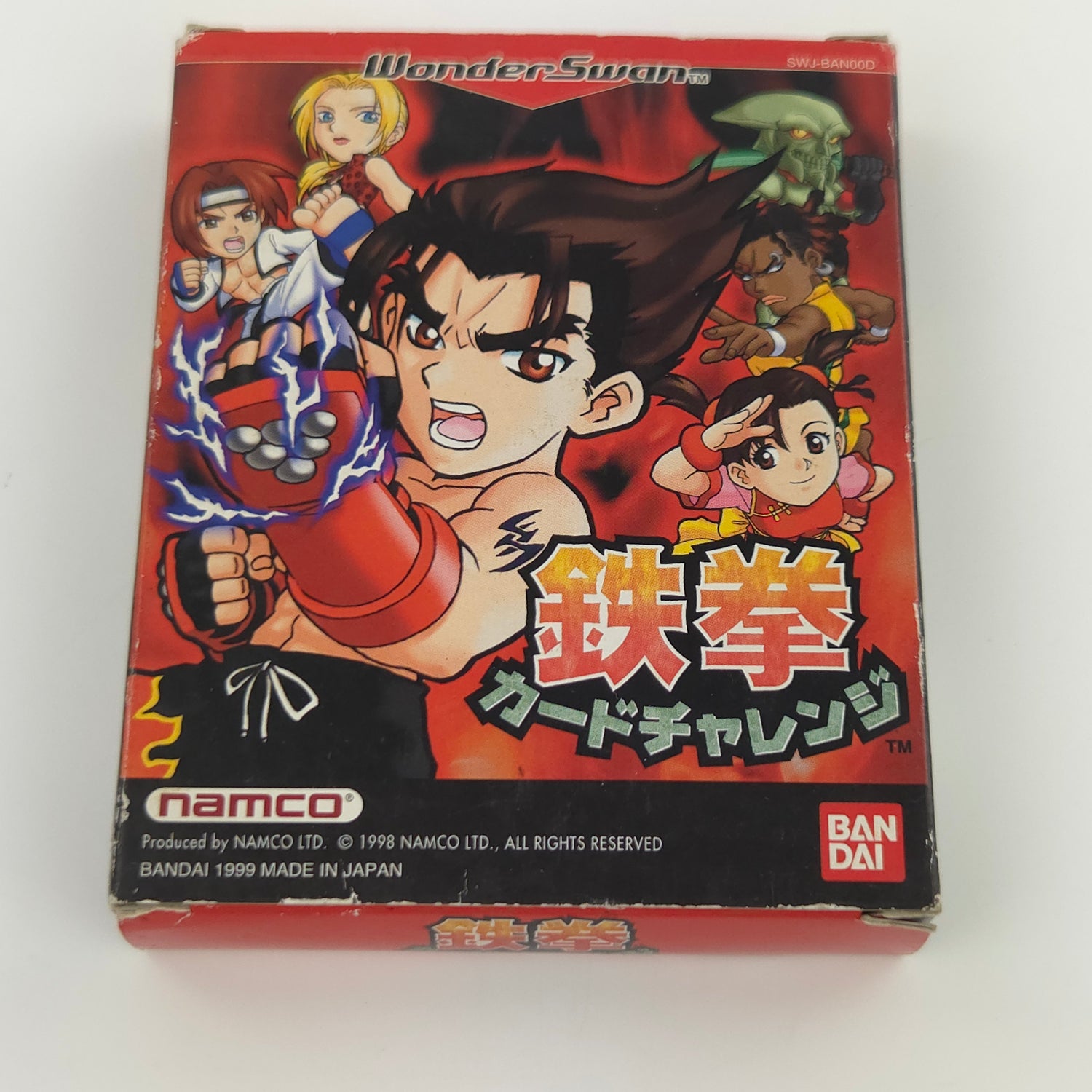 Bandai Wonderswan Spiel : Tekken Card Challenge - JAPAN Game OVP