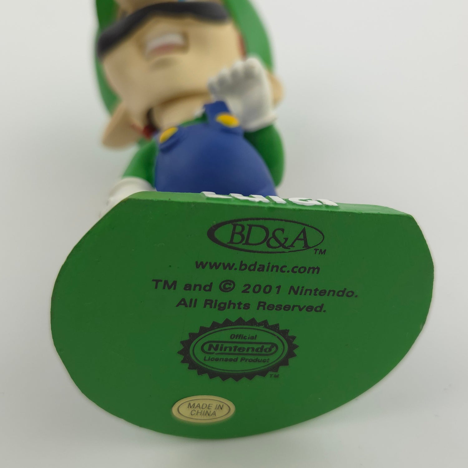 Officially Licensed Nintendo Collectibles : Luigi Bobblehead Figur Statue OVP