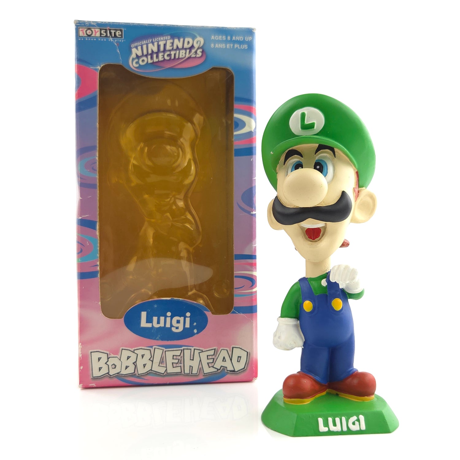 Officially Licensed Nintendo Collectibles : Luigi Bobblehead Figur Statue OVP