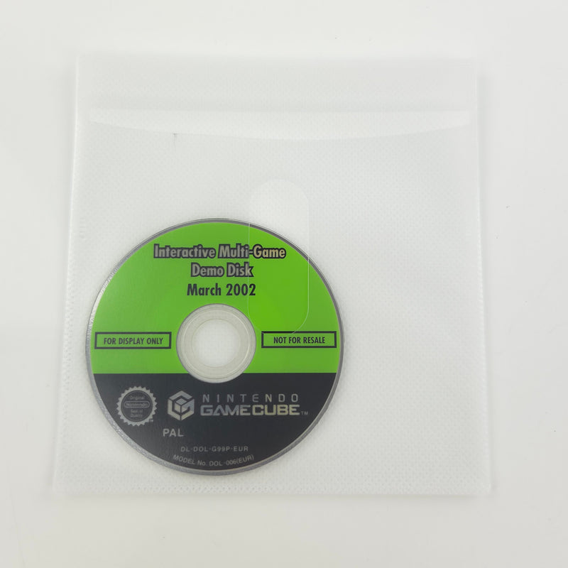 Nintendo GameCube Zubehör : Interactive Multi-Game Demo Disk March 2002 / März