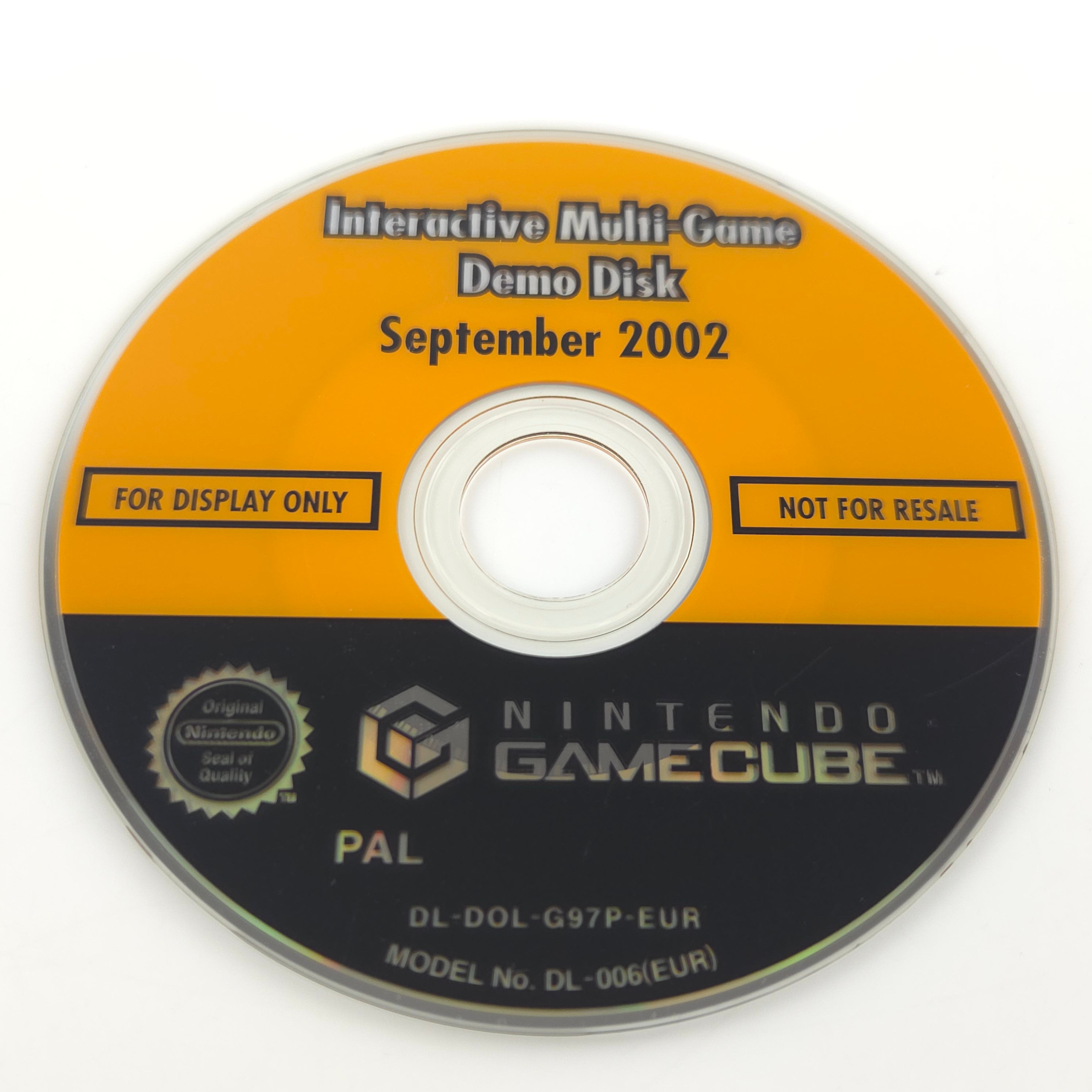 Nintendo GameCube Zubehör : Interactive Multi-Game Demo Disk September 2002