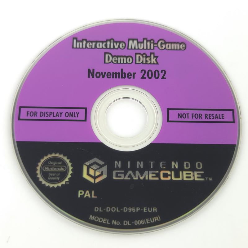 Nintendo GameCube Zubehör : Interactive Multi-Game Demo Disk November 2002