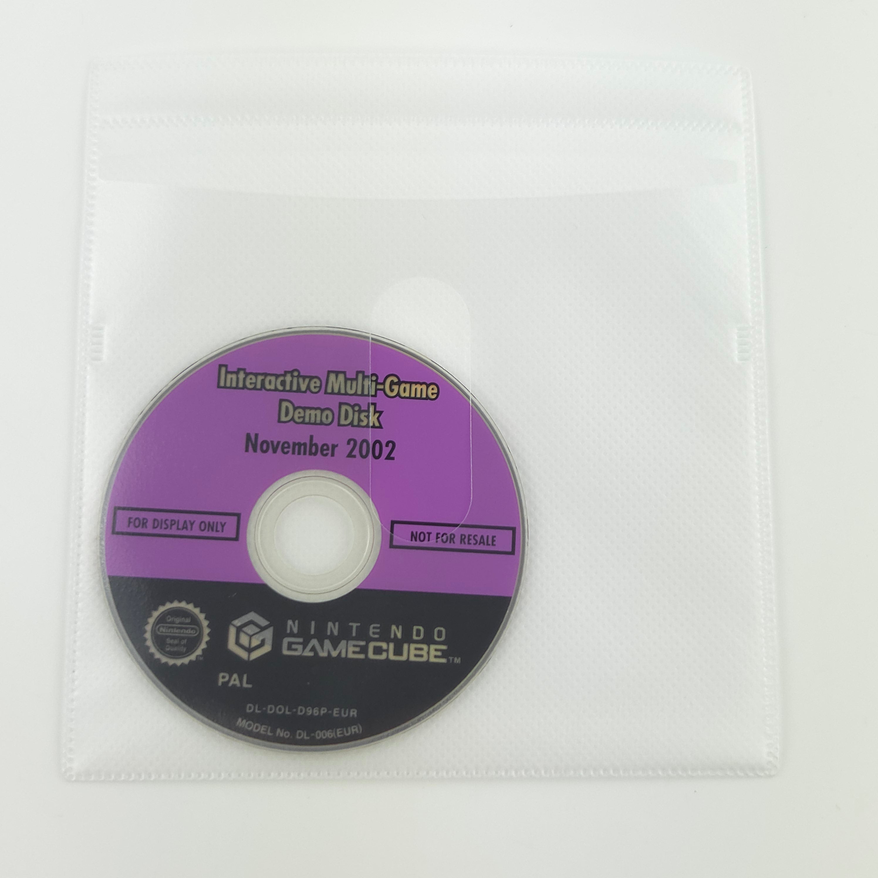 Nintendo GameCube Zubehör : Interactive Multi-Game Demo Disk November 2002
