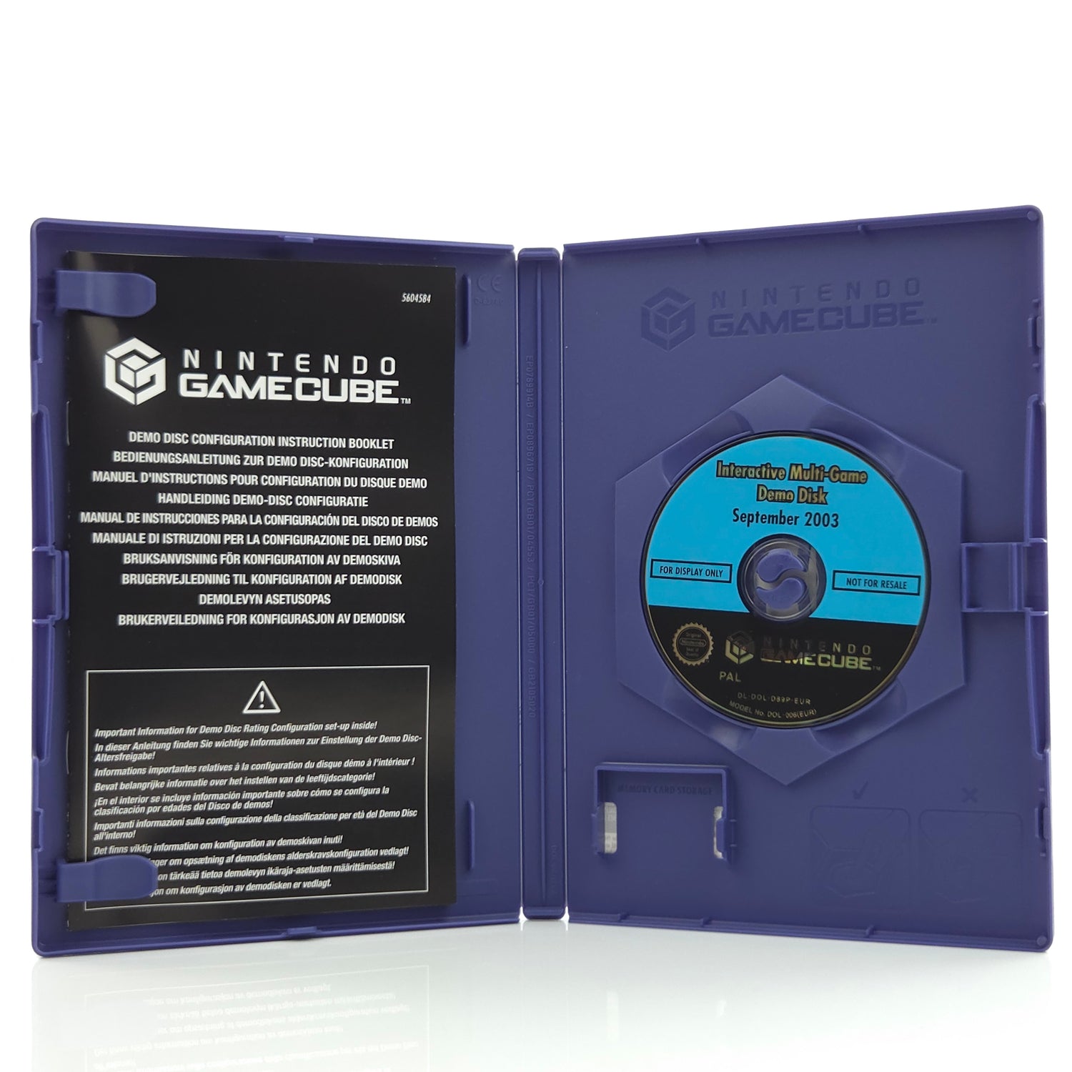 Nintendo GameCube Zubehör : Interactive Multi-Game Demo Disk September 2003 OVP
