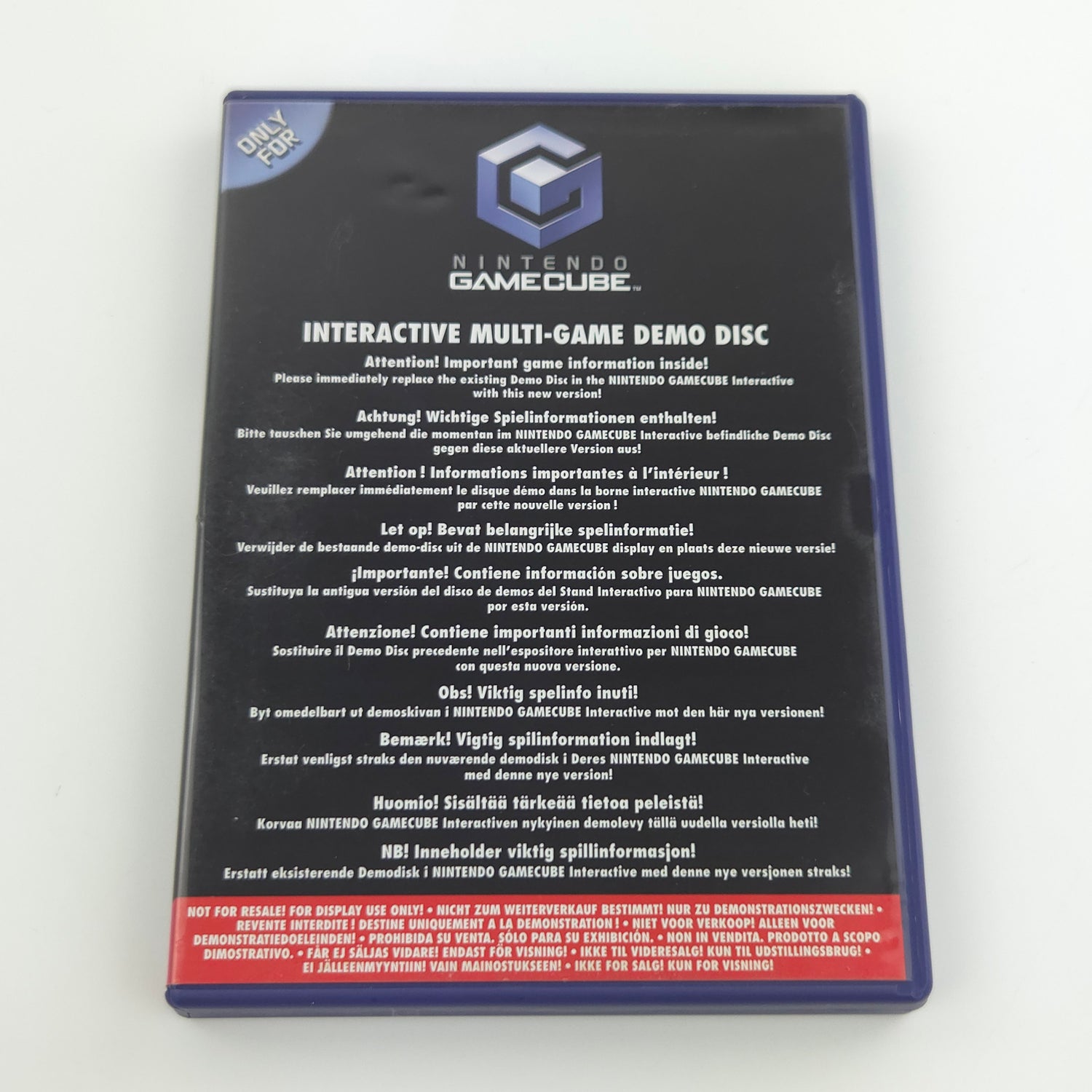 Nintendo GameCube Zubehör : Interactive Multi-Game Demo Disk September 2003 OVP