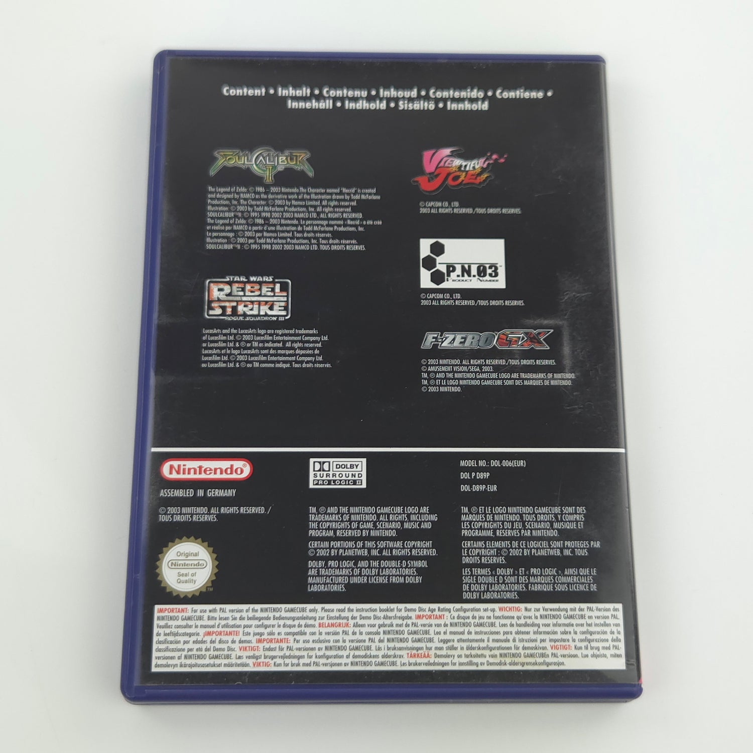 Nintendo GameCube Zubehör : Interactive Multi-Game Demo Disk September 2003 OVP