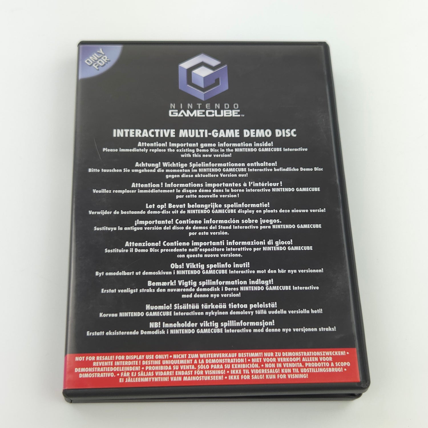 Nintendo GameCube Zubehör : Interactive Multi-Game Demo Disk November 2004 OVP