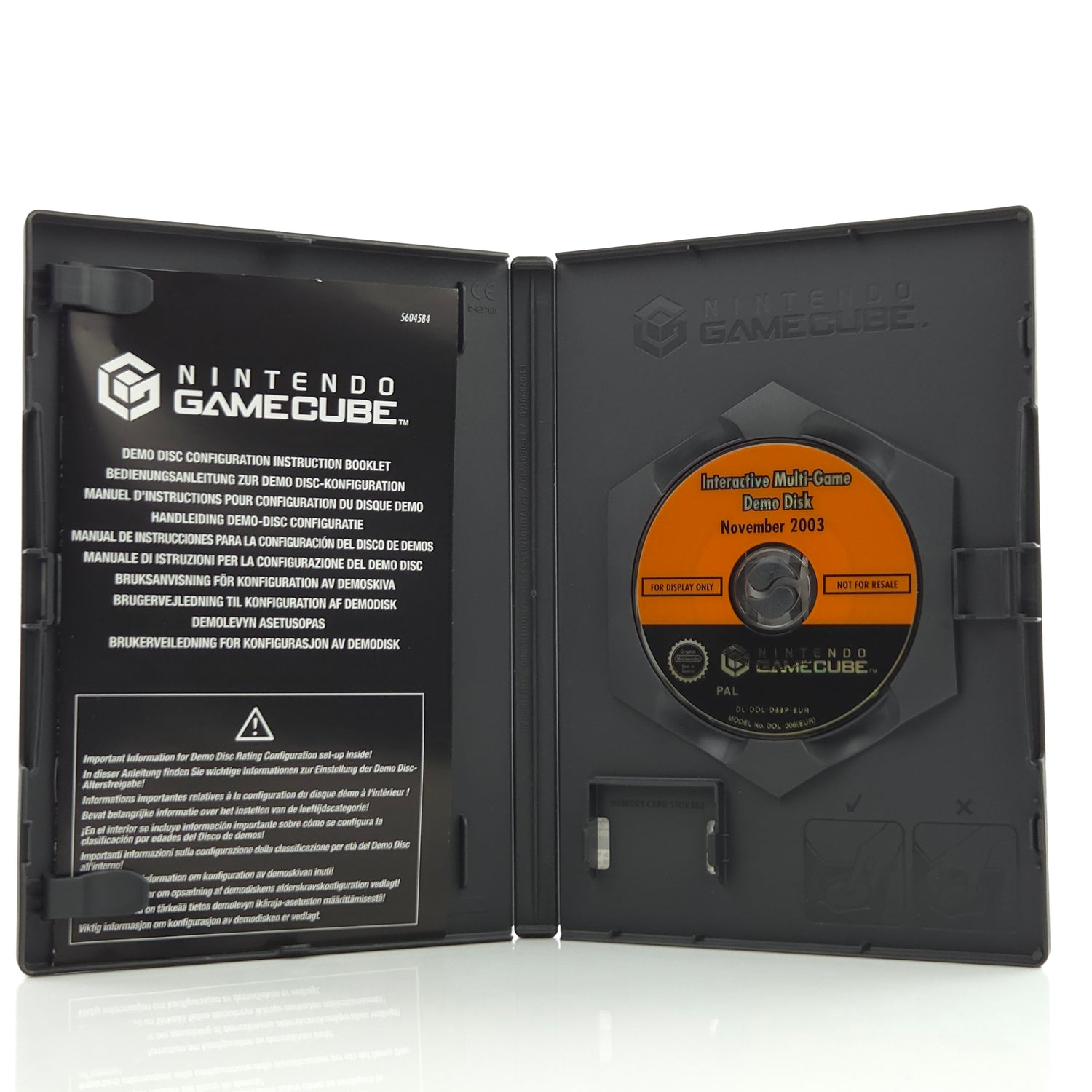 Nintendo GameCube Zubehör : Interactive Multi-Game Demo Disk November 2003 OVP