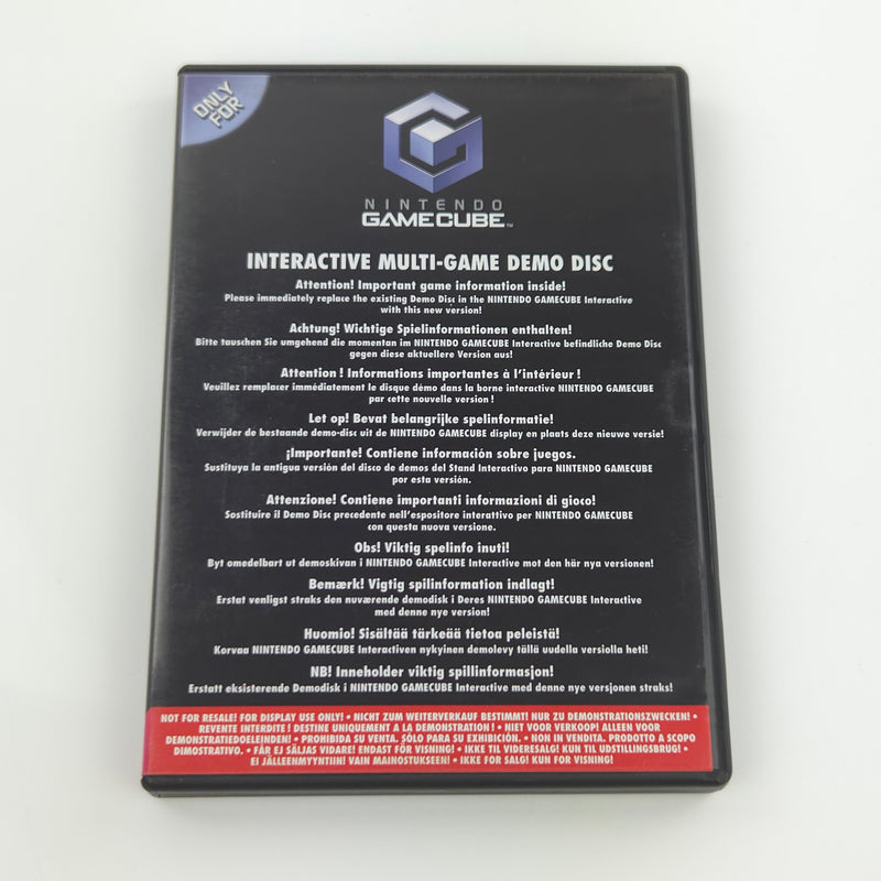 Nintendo GameCube Zubehör : Interactive Multi-Game Demo Disk November 2003 OVP