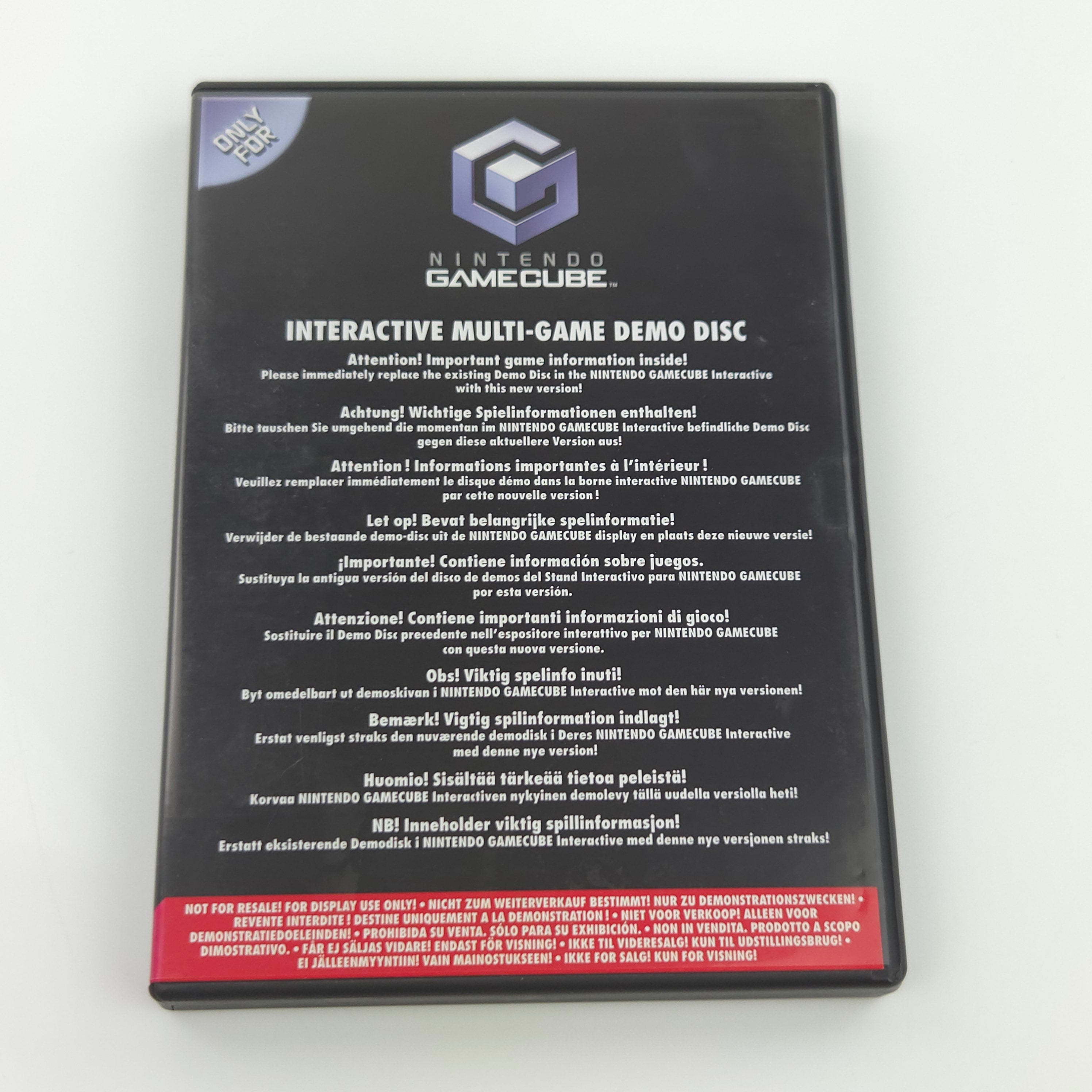 Nintendo GameCube Zubehör : Interactive Multi-Game Demo Disk March 2004 OVP
