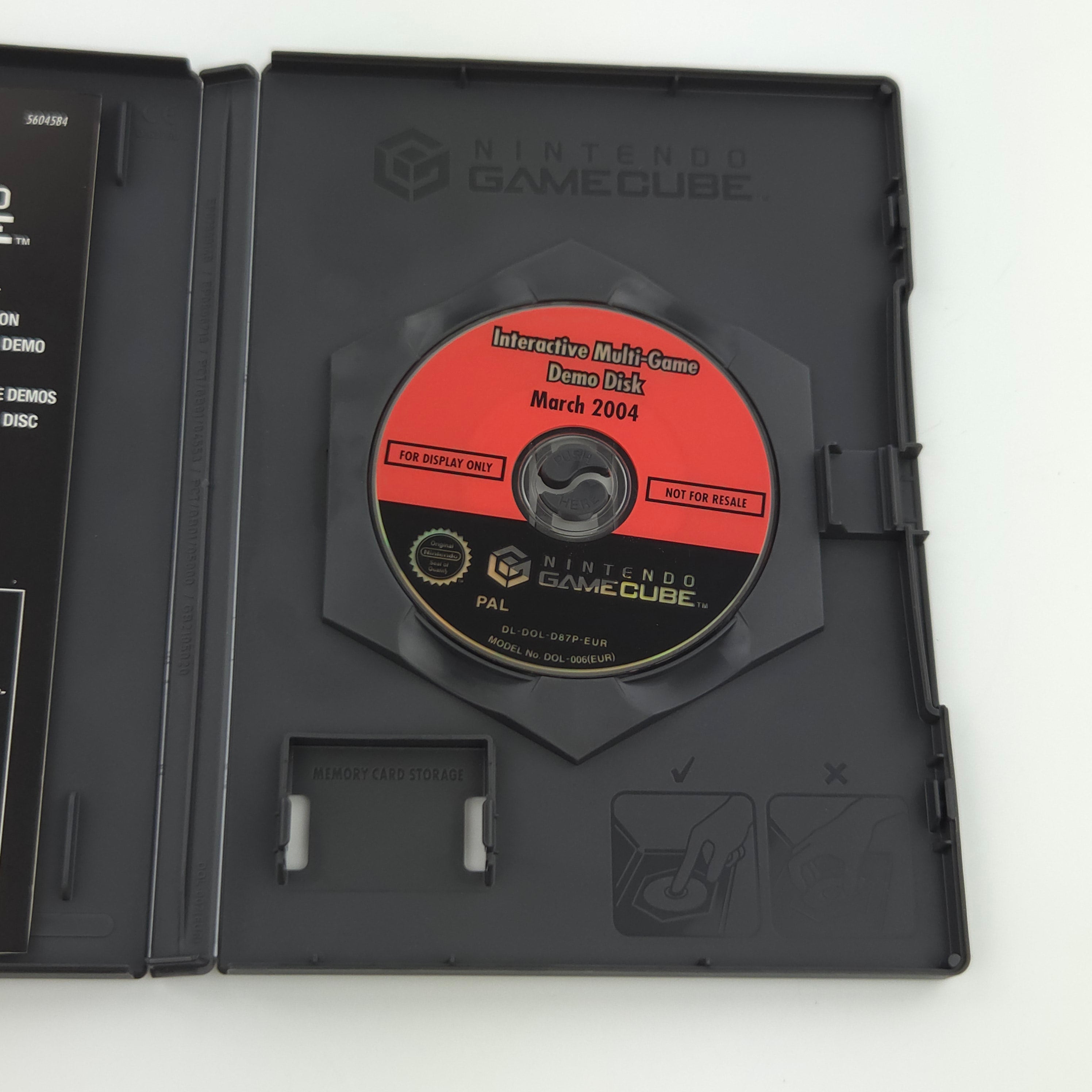 Nintendo GameCube Zubehör : Interactive Multi-Game Demo Disk March 2004 OVP