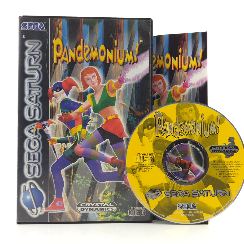 Sega Saturn Spiel : Pandemonium - CD Disk Anleitung OVP / PAL Game