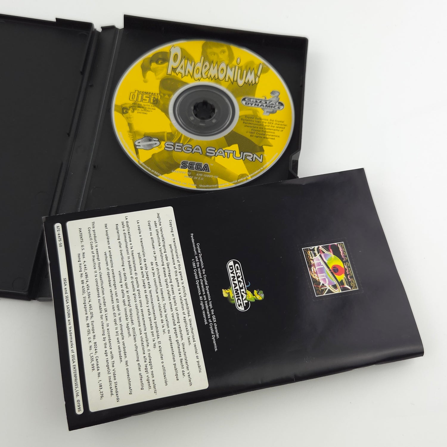 Sega Saturn Spiel : Pandemonium - CD Disk Anleitung OVP / PAL Game