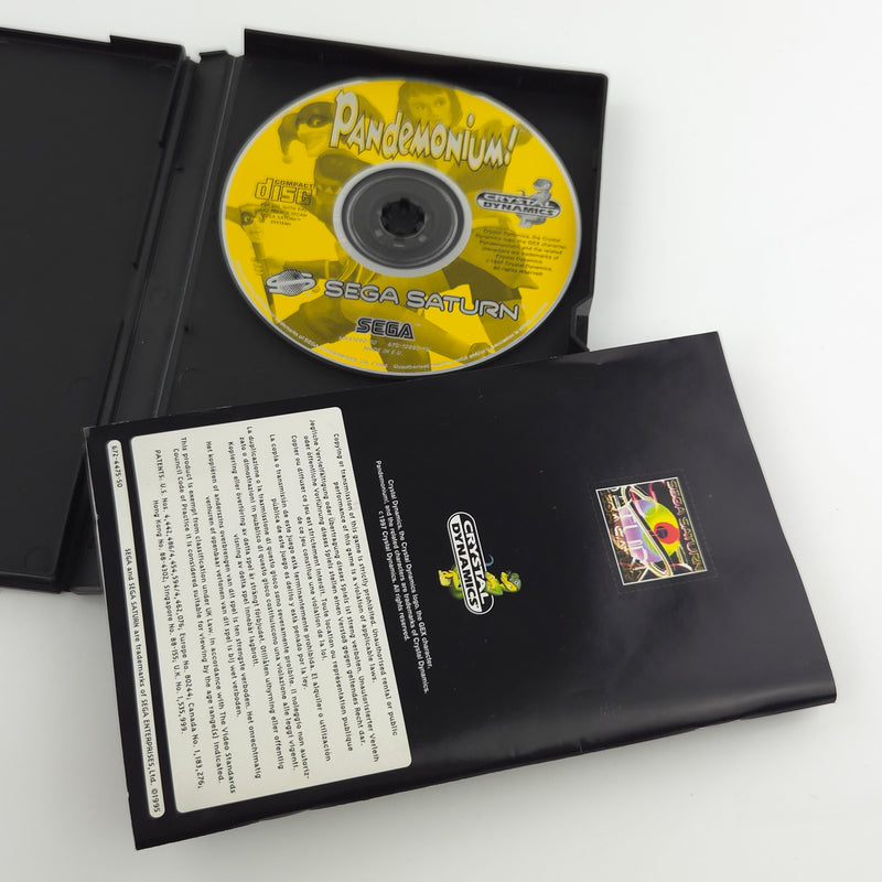 Sega Saturn Spiel : Pandemonium - CD Disk Anleitung OVP / PAL Game