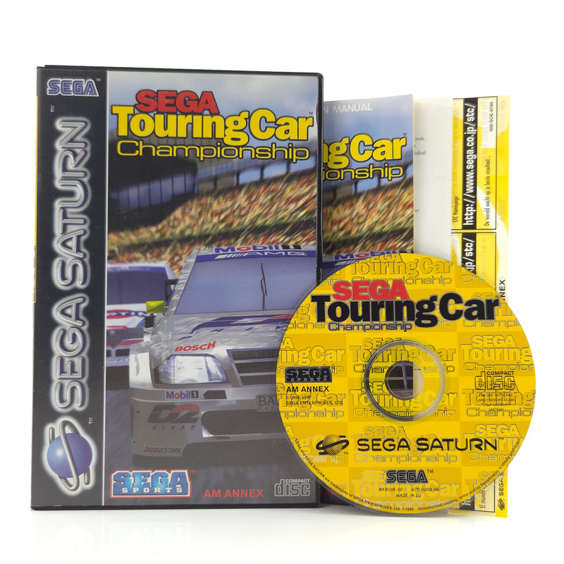 Sega Saturn Spiel : Touring Car Championship - CD Disk Anleitung OVP / PAL Game