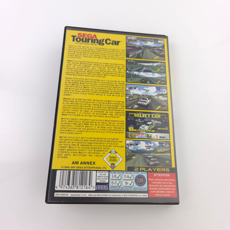 Sega Saturn Spiel : Touring Car Championship - CD Disk Anleitung OVP / PAL Game