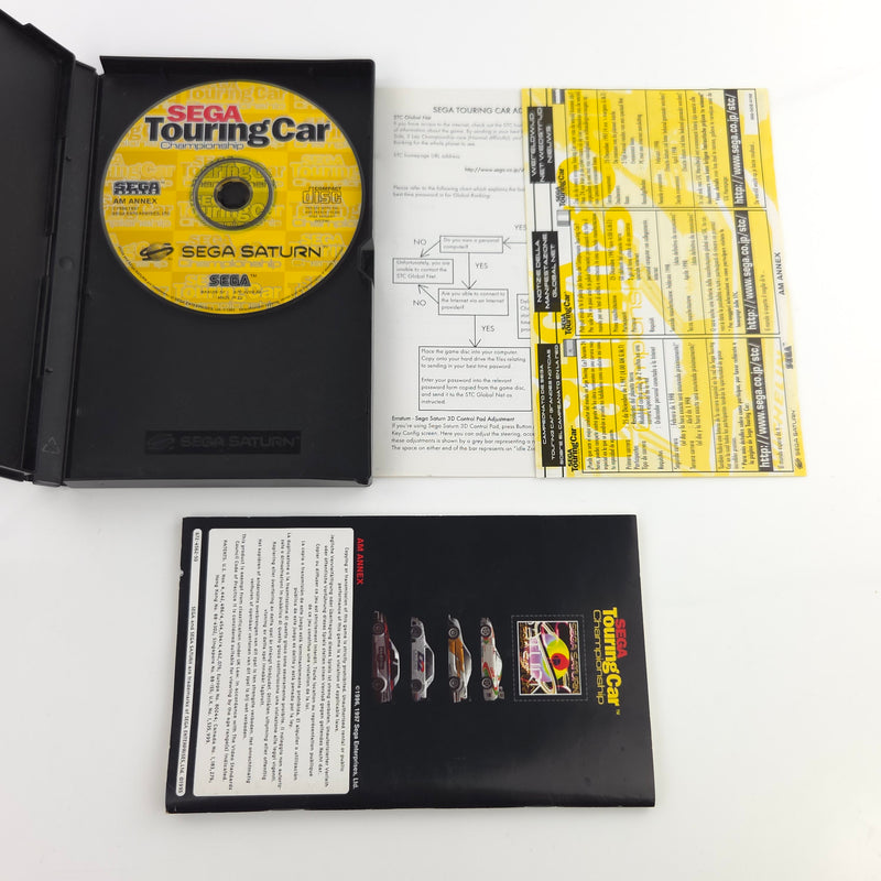 Sega Saturn Spiel : Touring Car Championship - CD Disk Anleitung OVP / PAL Game
