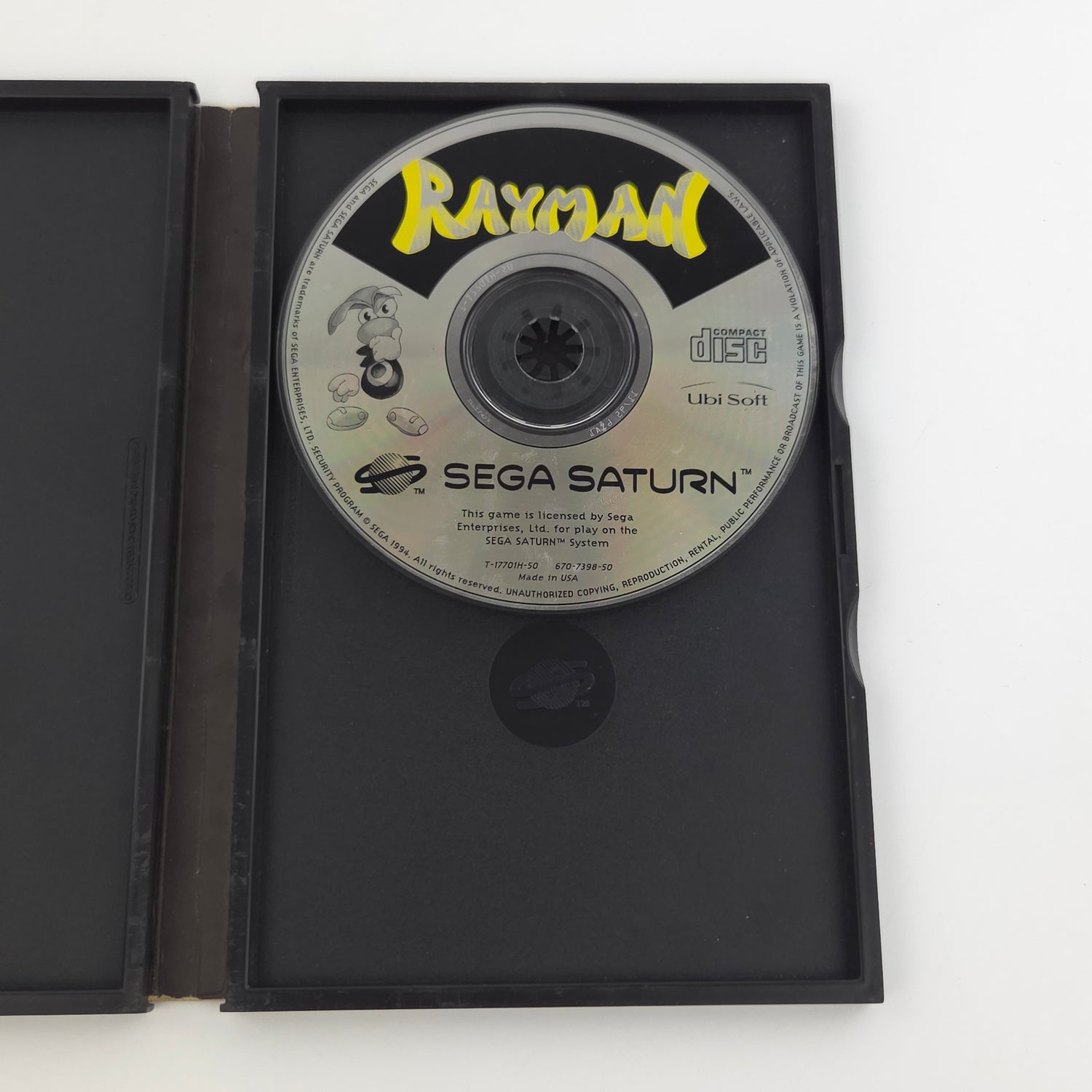Sega Saturn Spiel : Rayman - CD Disk OVP ohne Anleitung / PAL Game