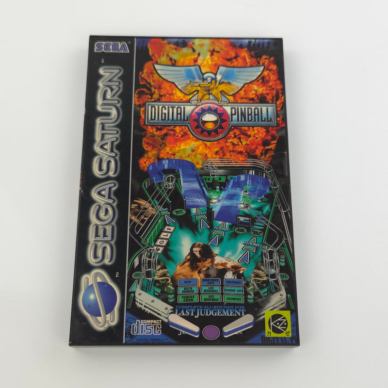 Sega Saturn Spiel : Digital Pinball - CD Disk OVP Anleitung / PAL Game