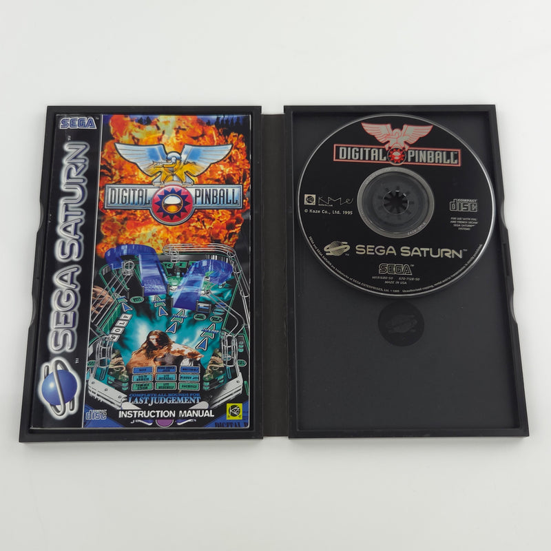 Sega Saturn Spiel : Digital Pinball - CD Disk OVP Anleitung / PAL Game