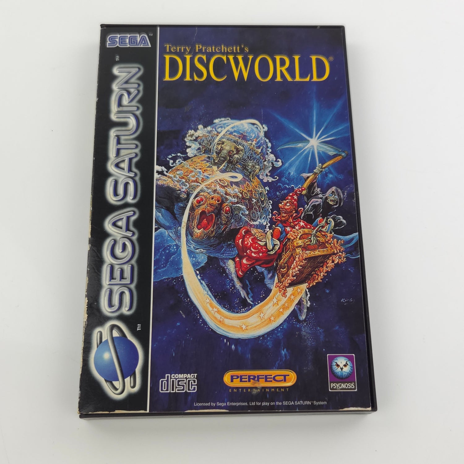 Sega Saturn Spiel : Terry Pratchetts Discworld - CD Disk OVP Anleitung PAL Game