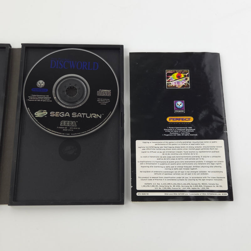Sega Saturn Spiel : Terry Pratchetts Discworld - CD Disk OVP Anleitung PAL Game