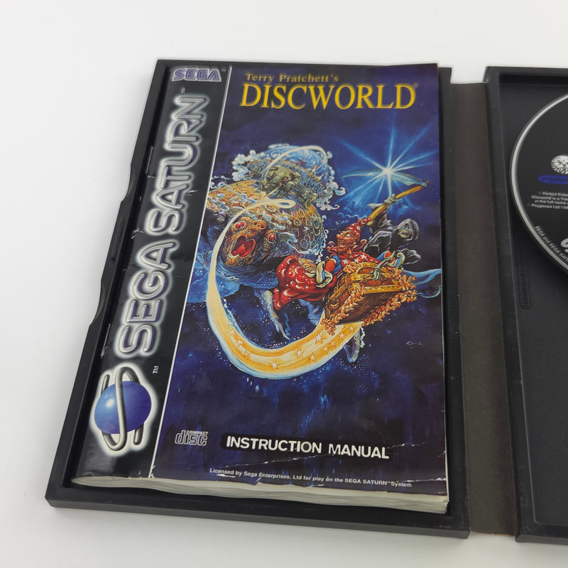 Sega Saturn Spiel : Terry Pratchetts Discworld - CD Disk OVP Anleitung PAL Game
