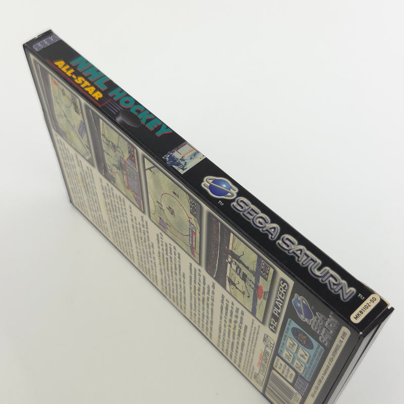 Sega Saturn Spiel : NHL All-Star Hockey - CD Disk OVP Anleitung / PAL Icehockey
