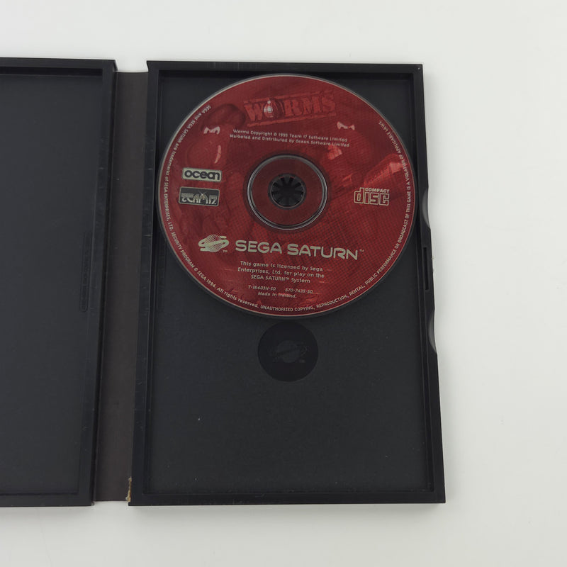 Sega Saturn Spiel : Worms - CD Disk OVP ohne Anleitung / PAL Game