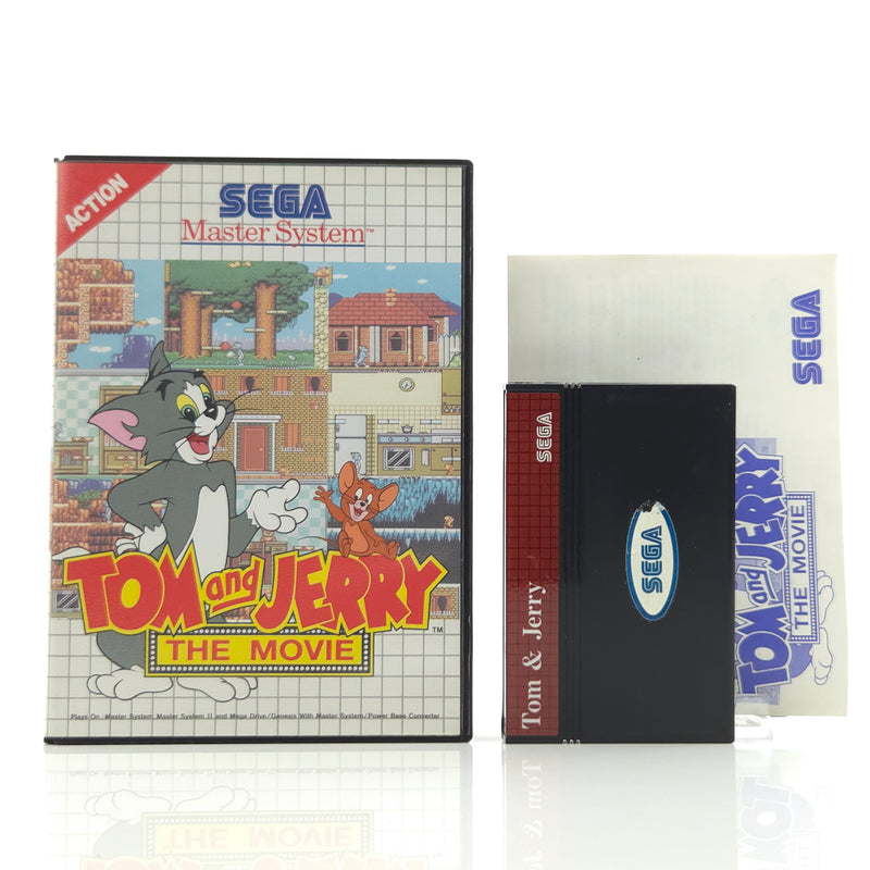 Sega Master System Spiel : Tom and Jerry The Movie - Modul Anleitung OVP PAL