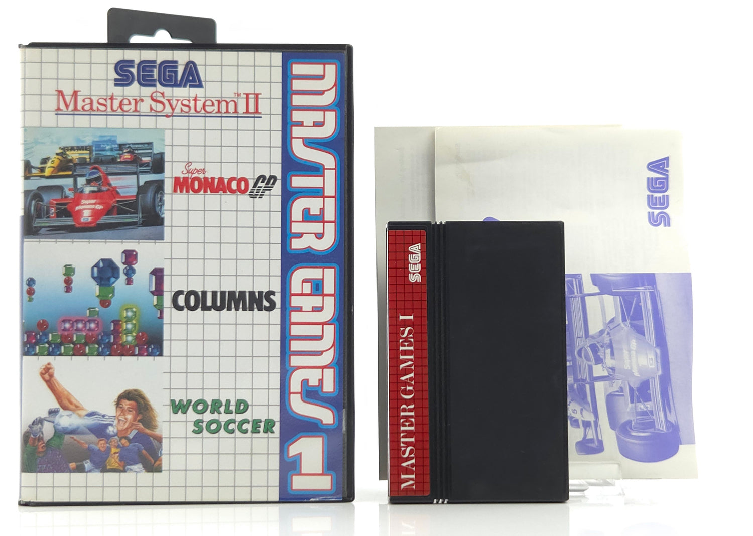 Sega Master System Spiel : Master Games 1 - Modul Anleitung OVP PAL