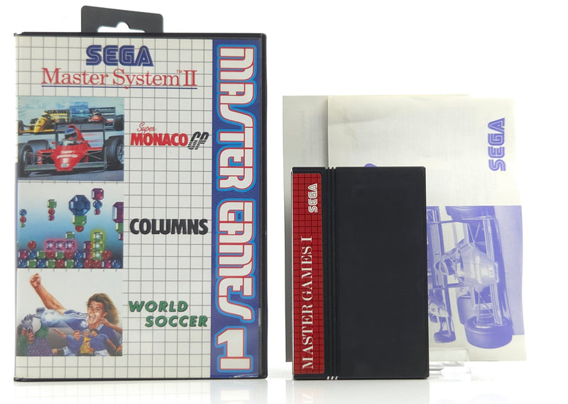Sega Master System Spiel : Master Games 1 - Modul Anleitung OVP PAL