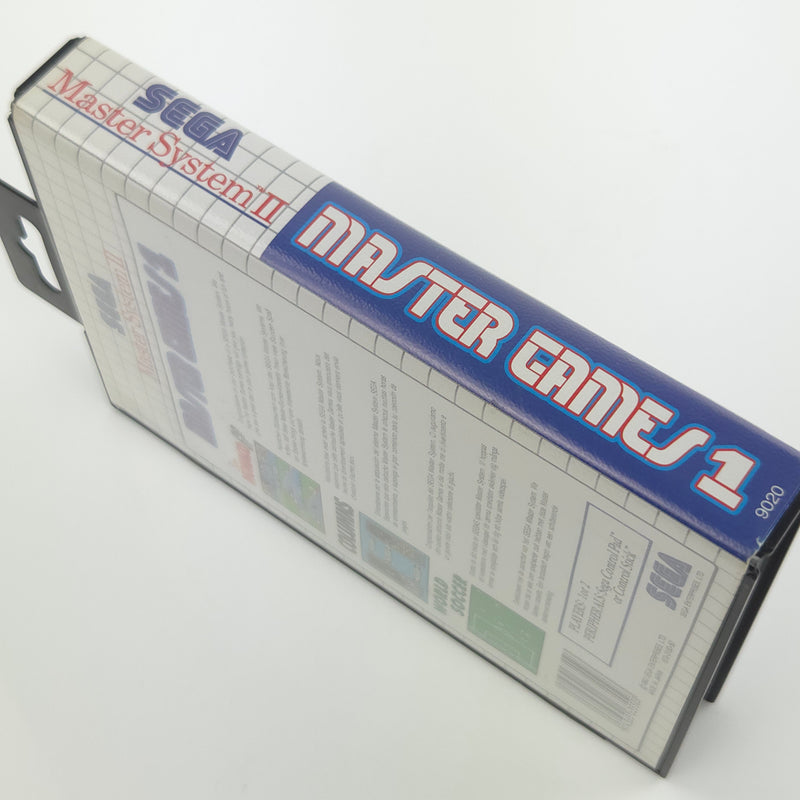 Sega Master System Spiel : Master Games 1 - Modul Anleitung OVP PAL