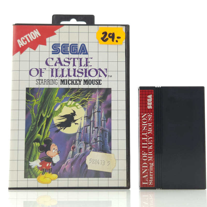 Sega Master System Spiel : Castle of iLLusion starring Mickey Mouse - OVP Modul