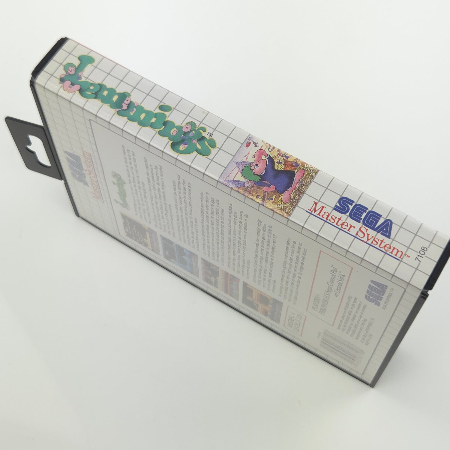 Sega Master System Spiel : Lemmings - Modul Anleitung OVP PAL PSygnosis