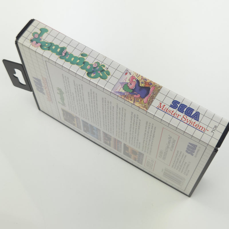 Sega Master System Spiel : Lemmings - Modul Anleitung OVP PAL PSygnosis