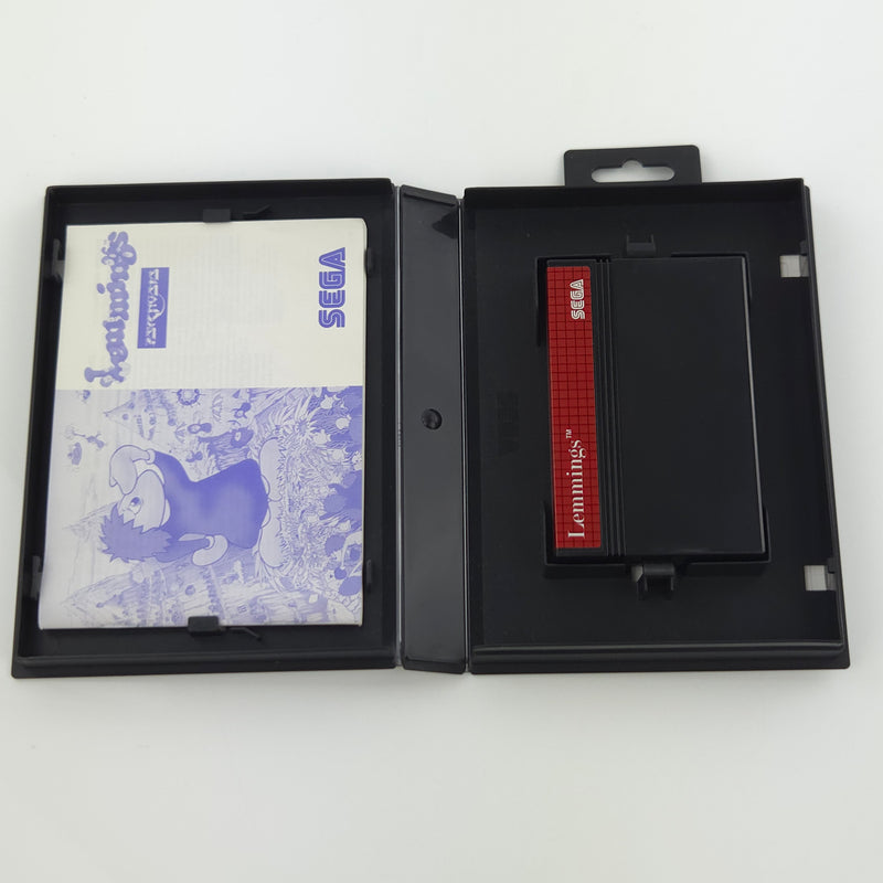 Sega Master System Spiel : Lemmings - Modul Anleitung OVP PAL PSygnosis