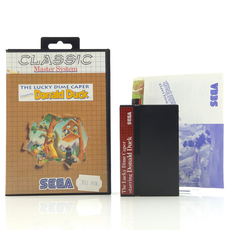 Sega Master System Spiel : The Lucky Dime Caper Donald Duck - OVP MS PAL